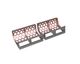 2-piece screen basket 2030 mm wide, screen plate thickness t=10, perforation Ø100 ligament 25 for Vecoplan Vecoplan VAZ