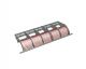 2-piece screen basket 2520 mm wide, screen plate thickness t=10, perforation Ø50 ligament 17, Hardox for Vecoplan LLC (Retech) 