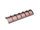 2-piece screen basket width 1700, screen plate thickness t=10, perforation Ø30, ligament 12/13.4 