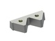 2T 2 dents couteau 159.5x65.9x35 StandardCut, 2x filetage M16, version Y pour Eldan Recycling 
