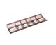 2x6-piece screen basket set, width 2926 mm, perforated plate thickness t=10 for Vecoplan LLC (Retech) Vecoplan VVZ 300