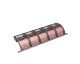 5-piece screen basket 2520 mm wide, screen plate thickness t=12, perforation Ø50 ligament 17, Hardox for Vecoplan LLC (Retech) 