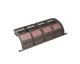 8-piece screen basket 2030 mm wide, screen plate thickness t=12, perforation Ø35 ligament 12, Hardox for Vecoplan LLC (Retech) Vecoplan VAZ 160/200