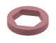 Anillo espaciador Ø88,5x15, hexágono interior SW60, Hardox para Moco 