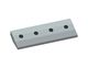 Barra di serraggio per coltello contracoltello 500x172x64, 4 fori svasati, 3×filetti M8 per Lindner Recyclingtech 