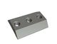 Barrette de raccordement 85x60x16 PremiumCut 3 perçage pour Hosokawa Alpine AG 