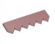 Center counter knife 389x114x20, Hardox, version 60 for Vecoplan LLC (Retech) 