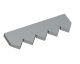 Center counter knife 409x125x25 Premium Line, version 80, X version for Vecoplan Vecoplan VAZ 2500