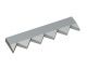Center counter knife 429x98x28 Premium Line, version 80, X version for Vecoplan LLC (Retech) Vecoplan VNZ 210
