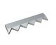 Center counter knife 430x98x28 Premium Line, version 80, X version for Vecoplan LLC (Retech) 