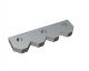 Center scraper comb, 504x133x47, PremiumCut, version 95, W9 version for Lindner Recyclingtech Lindner Saturn 2500