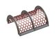 Cesta de criba ancho 796, espesor t=8, perforación hexagonal ancho entre caras 60, puente 11 para Vecoplan 