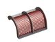 Cesta de criba de 595 de ancho, espesor de la placa de criba t=8 perforación Ø20, banda 6, Hardox para Zeno Zerkleinerungsmaschinen 