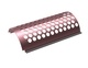 Cesta de criba izquierda 1037 ancho, espesor t=10 perforación Ø60, ligamento 17/18.1, Hardox para Eldan Recycling 