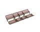 Cesta de cribado 2074 mm de ancho, espesor de chapa perforada t=10, de 2x4 piezas para Vecoplan Vecoplan VNZ 210