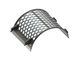 Cesta de cribado 497 mm de ancho, espesor de chapa perforada t=10, perforación Ø40, nervio 12/13 para Lindner Recyclingtech 