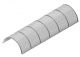 Chapa de criba, ancho 1450, espesor de chapa t=3+2, perforación Ø3, ligament 2, acero estructural para Eldan Recycling Eldan FG 1500