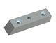 Chopper knife 220.6x50x43 PremiumCut, 3 countersunk holes for Eldan Recycling 