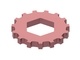 Cizalla de rotor Ø129x15, PremiumCut, 15 dientes, hexágono interior ancho entre caras 60.1, Hardox para Moco 