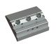 Clamping bar 344.6x280x76 3 counter-sunk hole, 2x M16, 3x M20 thread for Lindner Recyclingtech Lindner Jupiter