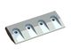 Clamping bar outer 423x170x48 version 60, 4 hole for Vecoplan LLC (Retech) 