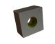 Coltello 43x43x23, angoli arrotondati, Eco Line, svasato su entrambi i lati, versione B1 per Lindner Recyclingtech Lindner Micromat