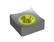 Coltello concavo 117x117x47 Eco Line, foro svasato Ø40/Ø62 per Lindner Recyclingtech 