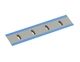 Coltello rotore 398x87x20, Hybrid Line, tagliente 55°, qualità metallo duro H4, 4 asole 15x39 per Hosokawa Alpine AG 
