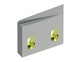 Coltello rotore destro 50x49x10 Eco Line, tagliente 40°, bordo inclinato, 2 asole 8.5x15.5, 2xM6 