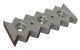Contre-couteau 257x96x28 Premium Line, version 40, version Y pour Vecoplan Vecoplan VAZ 1600