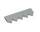 Contre-couteau central 409x125x25 Premium Line, version 80, version B2 pour Vecoplan Vecoplan VAZ 2000