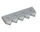Contre-couteau central 409x130x28 Premium Line, version 80, version X pour Vecoplan Vecoplan VAZ 2000