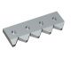 Contre-couteau droit 381x130x28 Premium Line, version 80, version X pour Vecoplan Vecoplan VAZ 2000