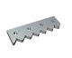 Contre-couteau extérieur 427x123x28 Premium Line, version 60, version X pour Vecoplan 