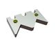 Contre-lame 345x196x47, Eco Line, version 145, version W pour Lindner Recyclingtech Lindner Jupiter