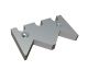 Contre-lame 345x196x47, Premium Line, version 145, version W pour Lindner Recyclingtech Lindner Jupiter