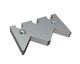 Contre-lame 345x196x47, Premium Line, version 145, version W8 pour Lindner Recyclingtech Lindner Jupiter