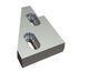 Contre-lame à droite 245x168x50 Premium Line 2 trou oblong, W8-version pour Eldan Super Chopper SC 1412