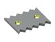 Controcoltello 200x160x15 Eco Line, 2 fori conici su entrambi i lati, 10 intagli dentati per Weima Maschinenbau GmbH 
