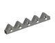 Controcoltello 404x65x38, Premium Line, 5 fori svasati, versione W8 per Eldan Recycling 