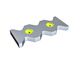 Controcoltello 412x175x38 Eco Line, versione 110, versione B1 per Vecoplan Vecoplan VEZ