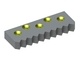 Controcoltello centrale 350x125x45 Eco Line, 5 fori svasati, versione X per Weima Maschinenbau GmbH 