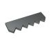 Controcoltello centrale 382x115x25, Creusabro, versione 60 per Vecoplan 