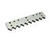 Controcoltello centrale 491x110x25 Eco Line, versione 37, versione W9 per Untha Untha MR