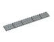Controcoltello in 5 pezzi 2075x298x38 Premium Line, 21 fori svasati, versione X per Vecoplan 