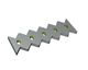 Controcoltello / pettine raschiatore, 500x156x27, Eco Line, versione 65, versione W9 per Lindner Recyclingtech Lindner Micromat