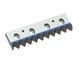 Controcoltello sinistro 397x109x35, Hybrid Line, 4x asole, qualità metallo duro H4 per Vecoplan 