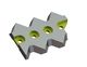 Controlama 358x240x43, StandardCut, 2 asole, filettatura M30x2 per Vecoplan 
