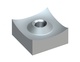 Corona di taglio 40x40x18,5, Premium Line, filettatura M12, versione X per Vecoplan 