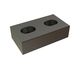 Counter knife 143x80x40, Premium Line, 2x slotted holes 27x40, W9 version for Eldan Recycling Eldan HPG 165